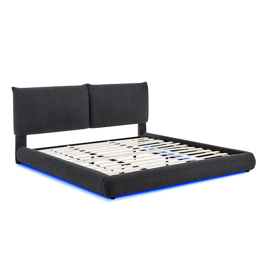 Zima Platform Bed Grey