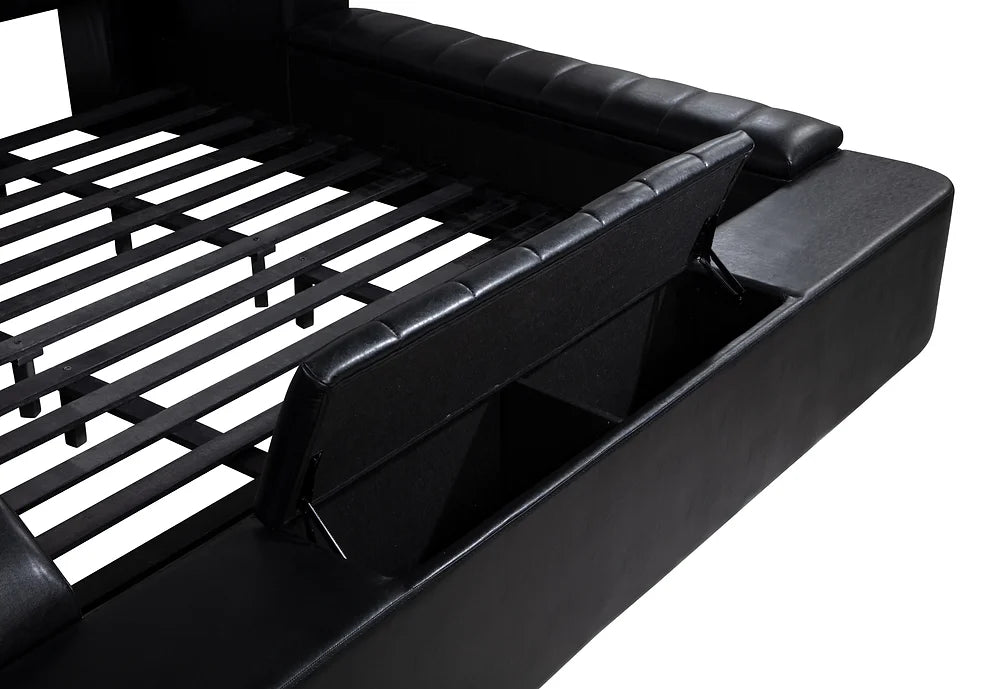 APOLLO QUEEN / KING BED BLACK