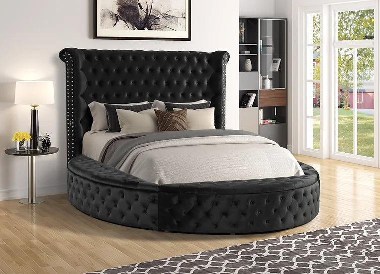 Lux II Round Storage Bed (USB Charger)