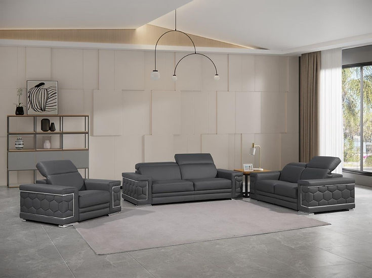 ADRIAN GREY LIVING ROOM SET