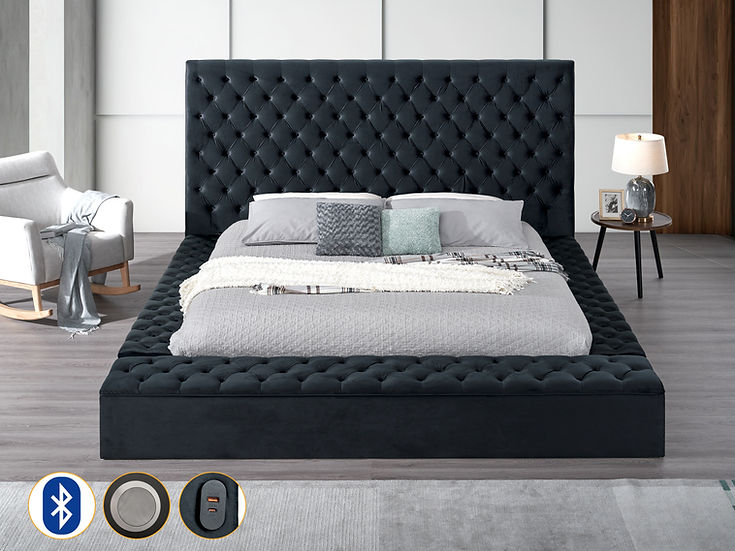 Catalina II Bed (BLACK) STORAGE