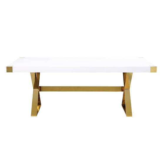 Adel White Dining Table