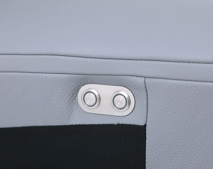 Picasso Power Reclining Sectional 7pcs Blue