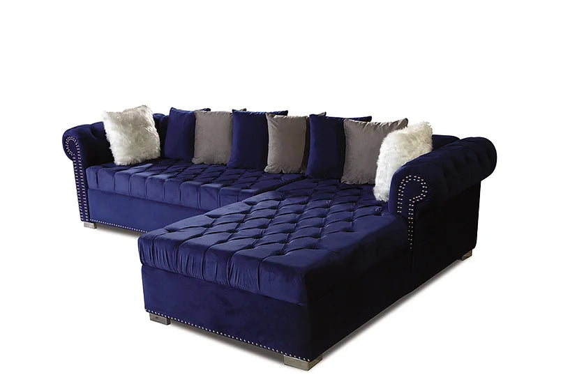 Milan Blue Sectional