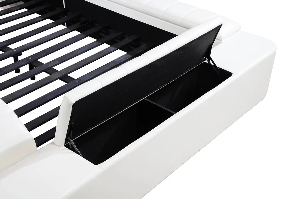 APOLLO QUEEN / KING BED WHITE