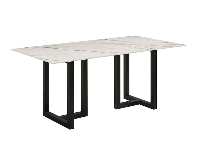 Farrin 7 PCS White Dining Set