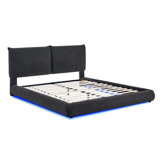 Zima Platform Bed Grey