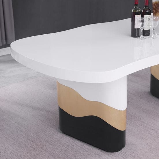 Orion 7 PCS White Dining Set