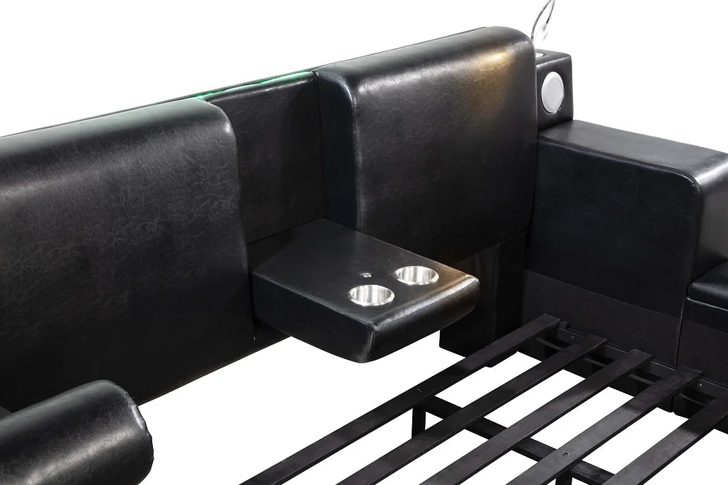 APOLLO QUEEN / KING BED BLACK