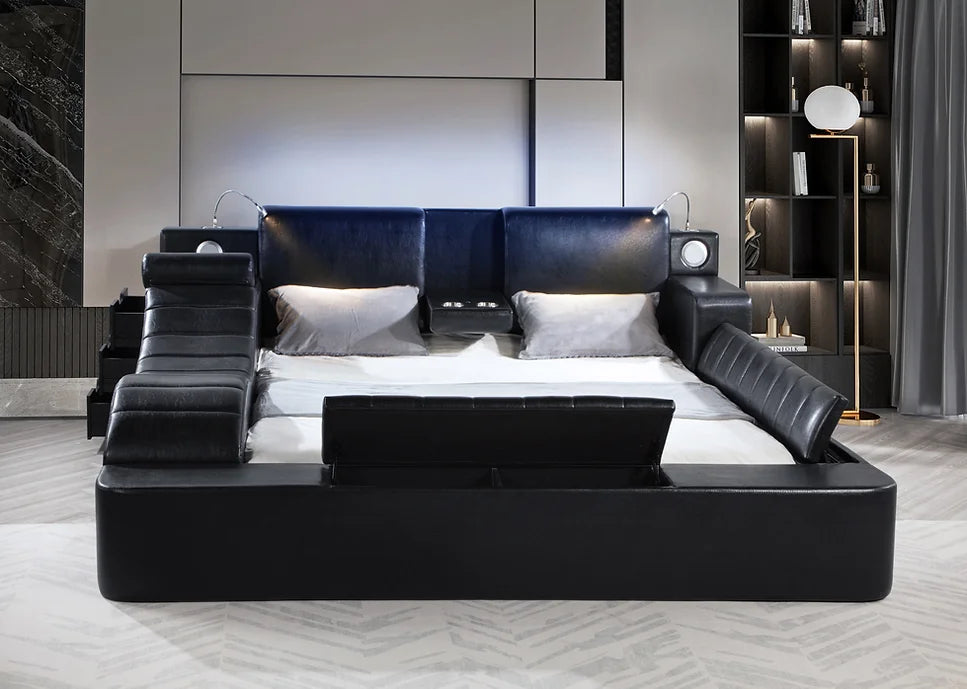 APOLLO QUEEN / KING BED BLACK