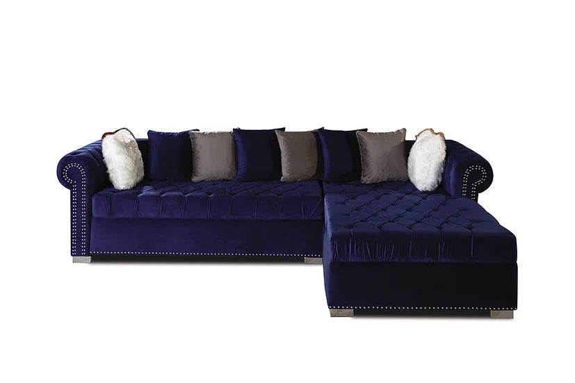 Milan Blue Sectional