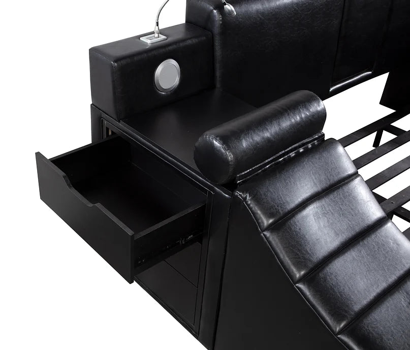 APOLLO QUEEN / KING BED BLACK