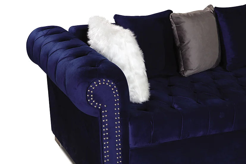Milan Blue Sectional