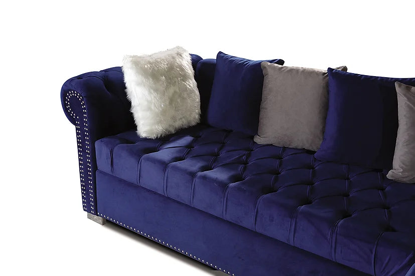 Milan Blue Sectional