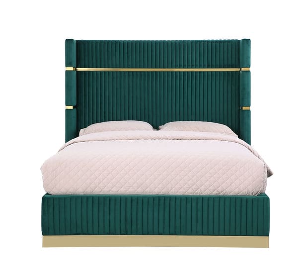 Aspen Bed Green Gold