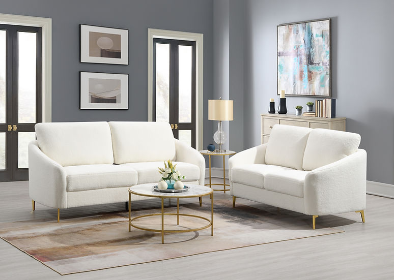 Lila Living room set (White)