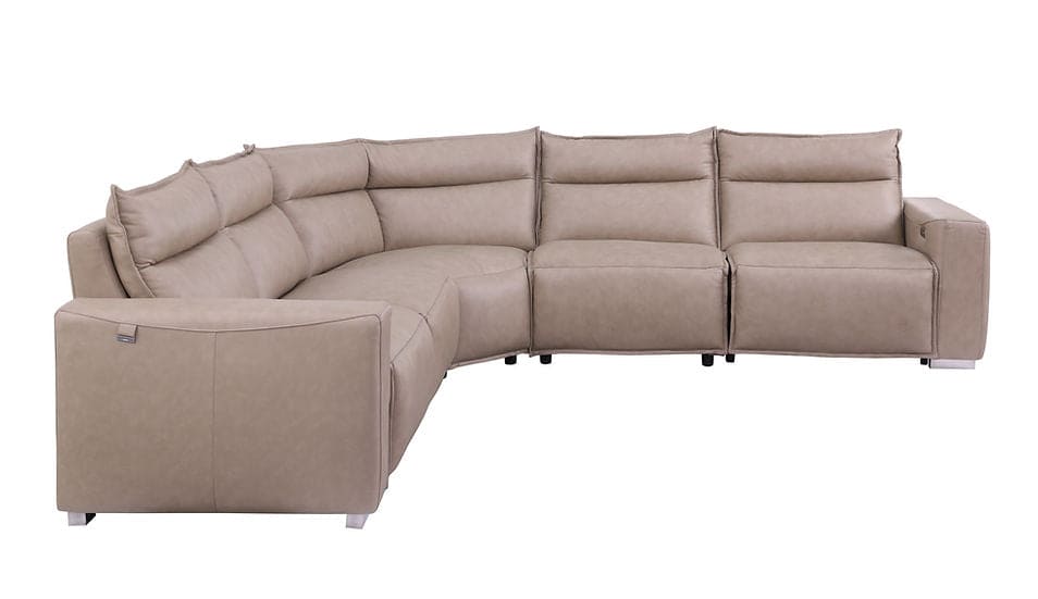 5PC POWER SECTIONAL SIERRA (Camel) (Beige)