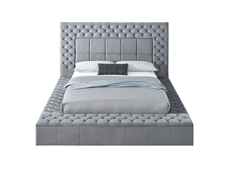 Emerald Storage Bed (GREY)