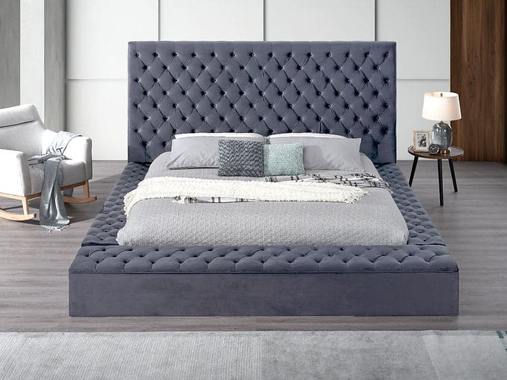 Catalina II Bed (Grey) STORAGE