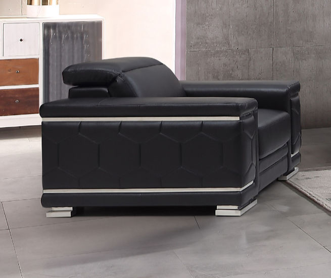ADRIAN BLACK LIVING ROOM SET