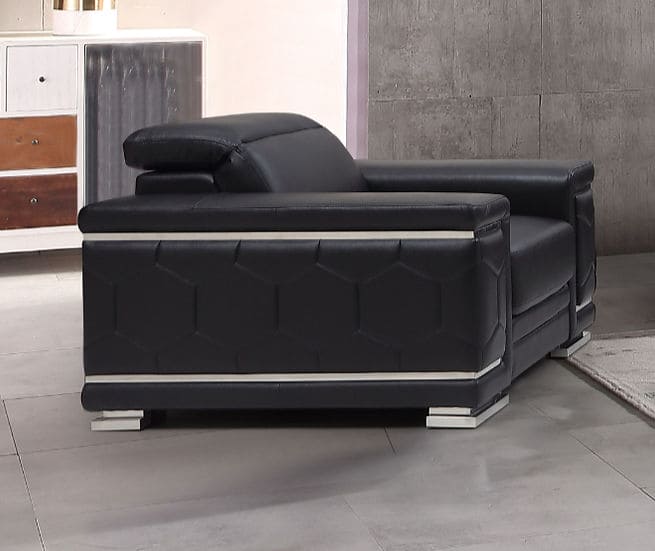 ADRIAN BLACK LIVING ROOM SET