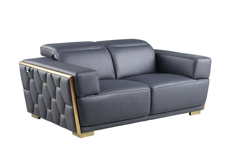 Hexor Living room set (Navy & Gold)