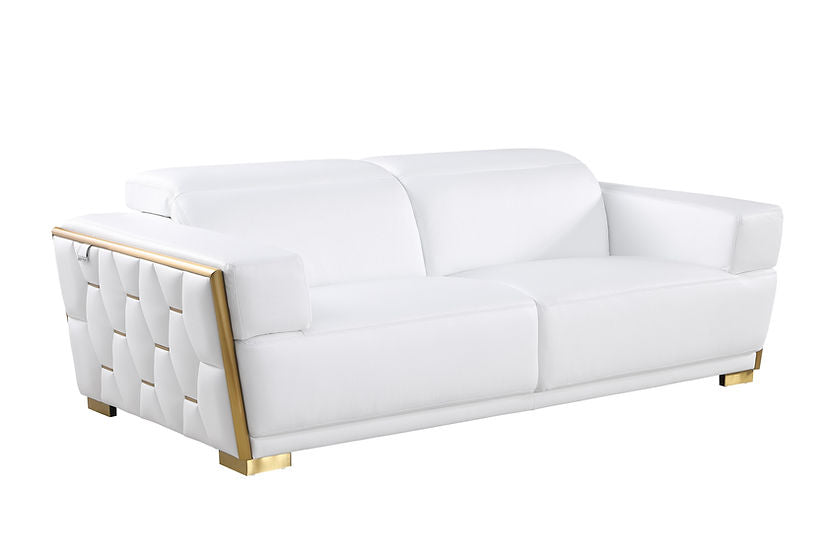 Hexor Living room set (Cream & Gold)