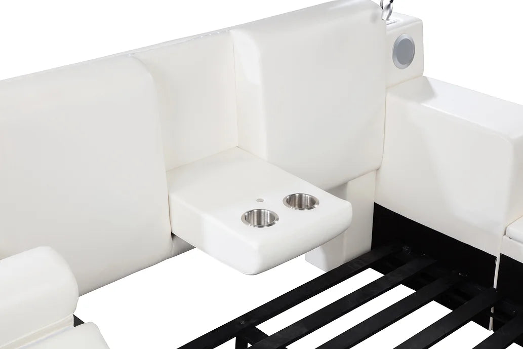 APOLLO QUEEN / KING BED WHITE