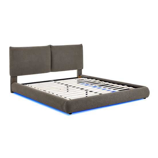 Zima Platform Bed Brown