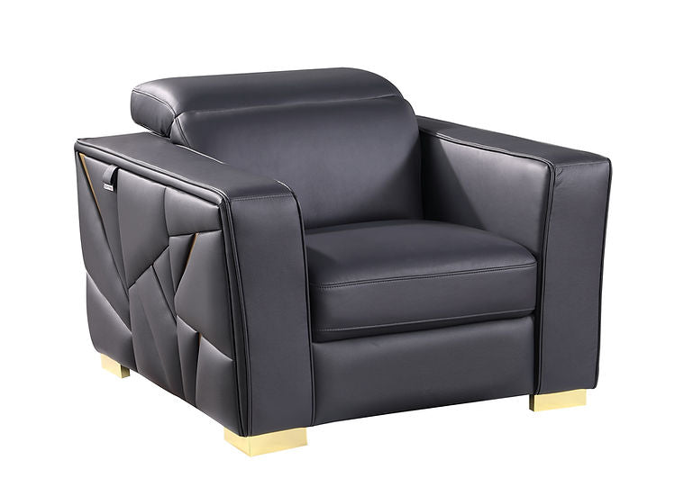 Astra Living room set (Navy & Gold)