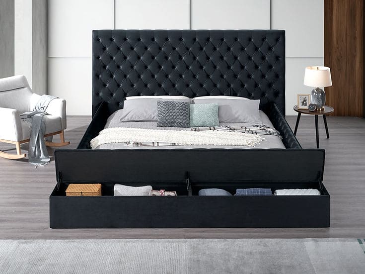 Catalina II Bed (BLACK) STORAGE
