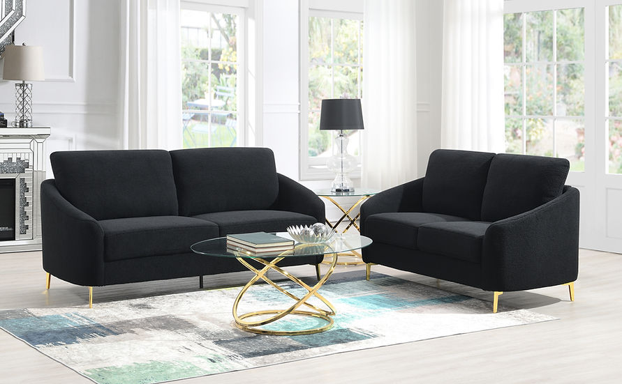 Lila Living room set (Black)