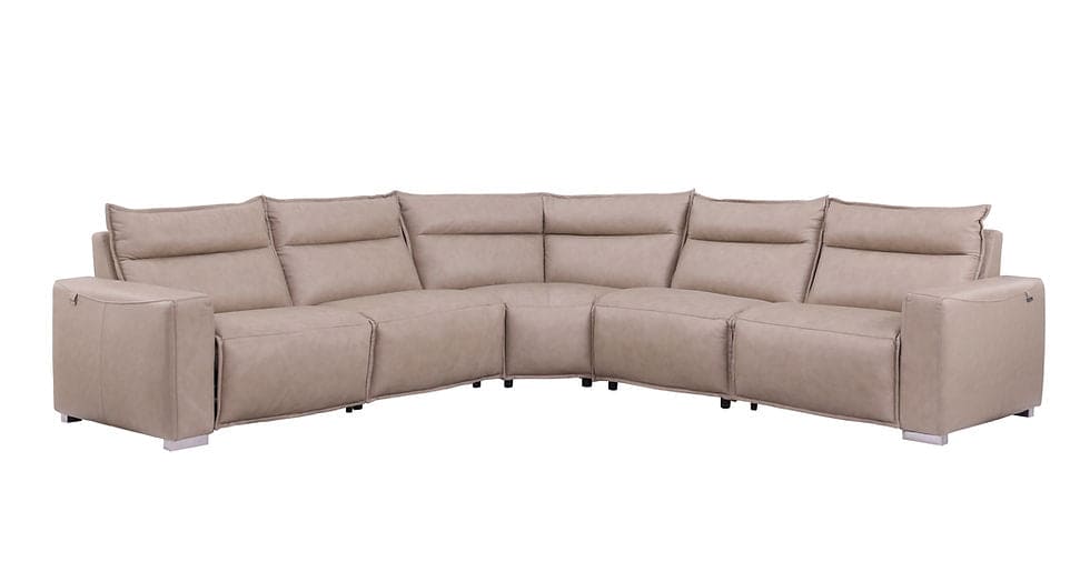 5PC POWER SECTIONAL SIERRA (Camel) (Beige)