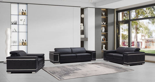 ADRIAN BLACK LIVING ROOM SET