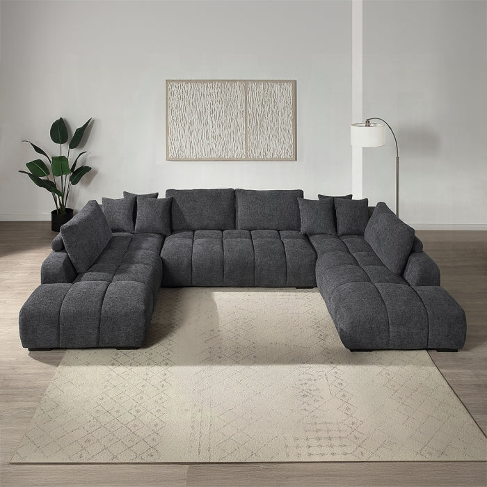 Chosen Sectional Sofa w/6 Pillows