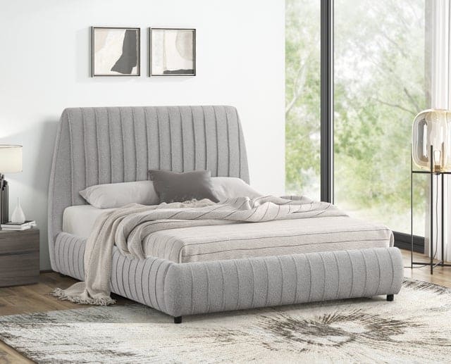 Oasis Platform Bed Gray
