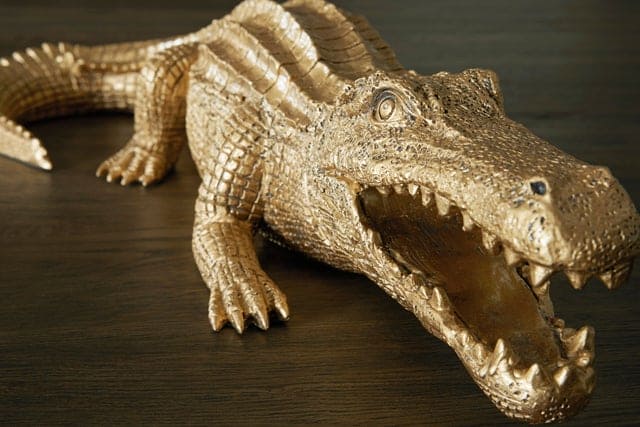 Alligator Sculpture