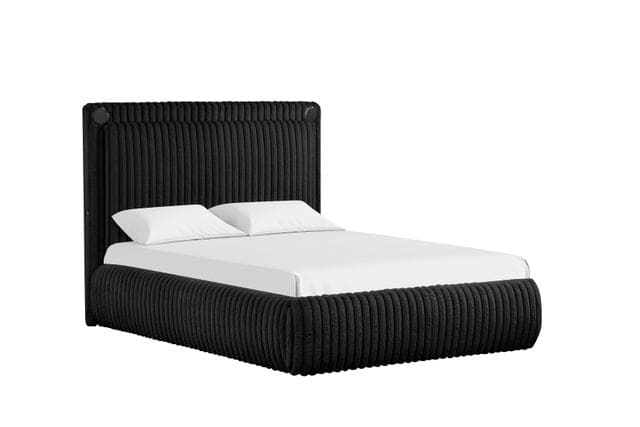 Diana Black Platform Bed - Queen, King **NEW ARRIVAL**