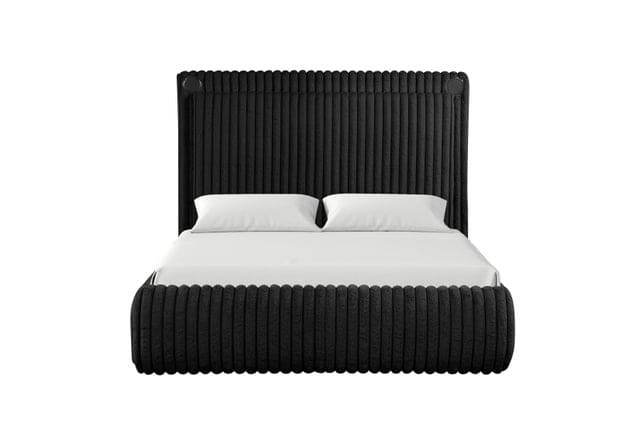 Diana Black Platform Bed - Queen, King **NEW ARRIVAL**