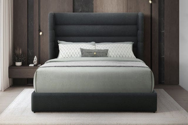 Hero Black Platform Bed (w/ Bluetooth Speaker)