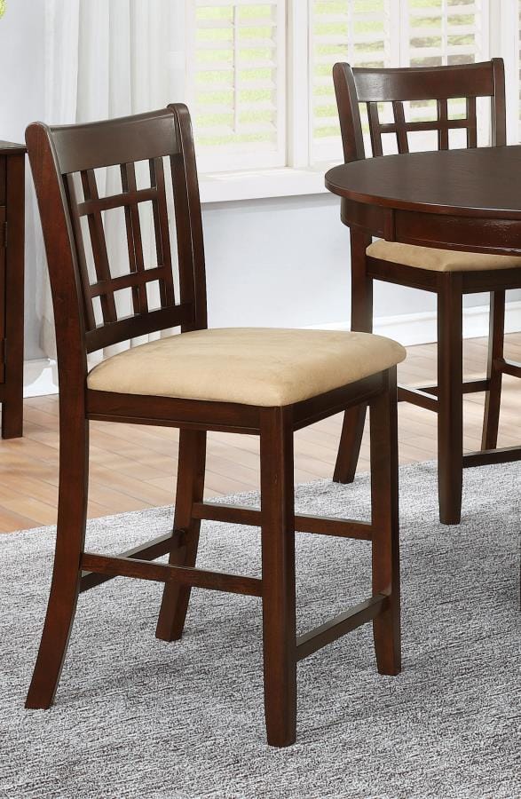 Lavon 24" Counter Stools Tan and Brown (Set of 2)