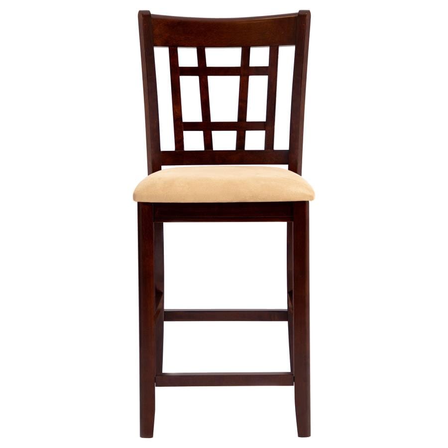Lavon 24" Counter Stools Tan and Brown (Set of 2)