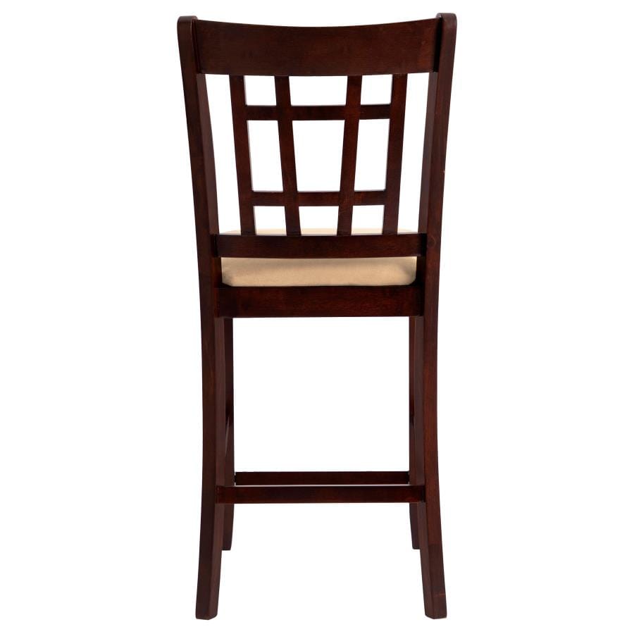 Lavon 24" Counter Stools Tan and Brown (Set of 2)