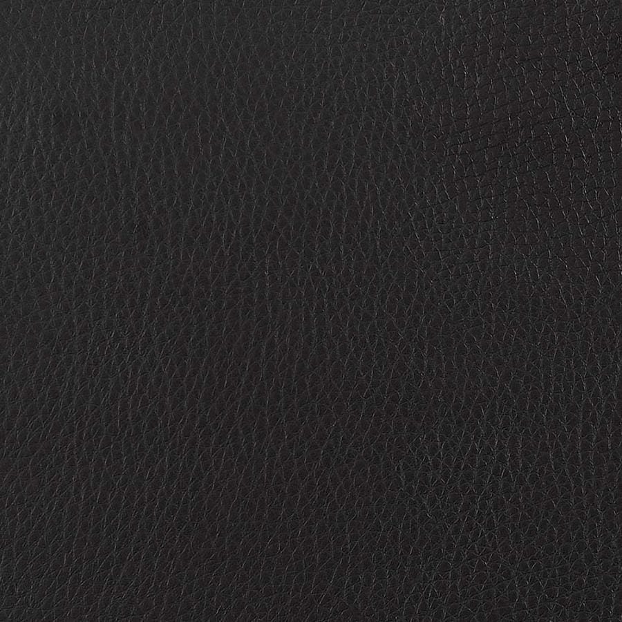 Adley Round Tufted Swivel Chair Black and Chrome