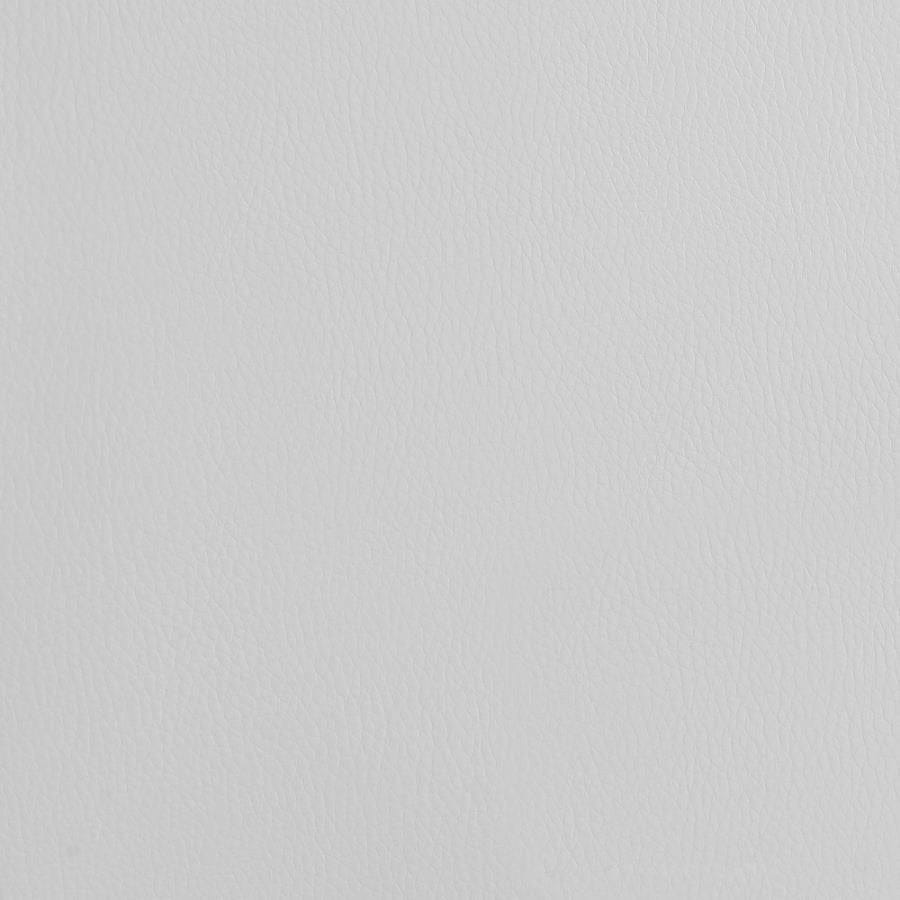 Adley Round Tufted Swivel Chair White and Chrome