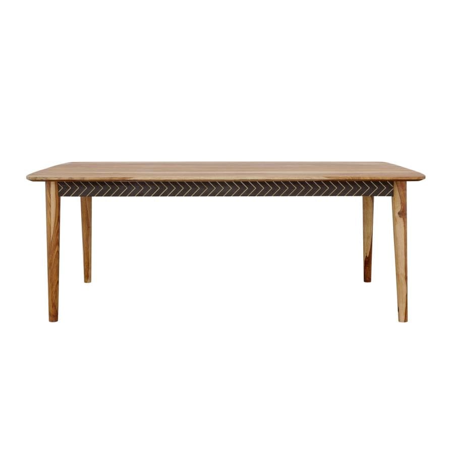 Partridge Wooden Dining Table Natural Sheesham