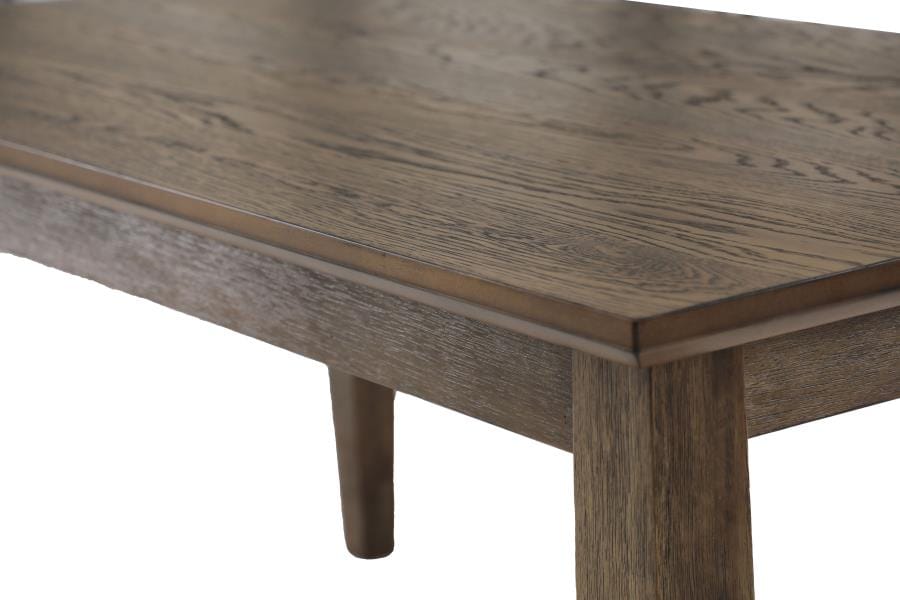 Rayleene Rectangular Storage Dining Table Medium Brown