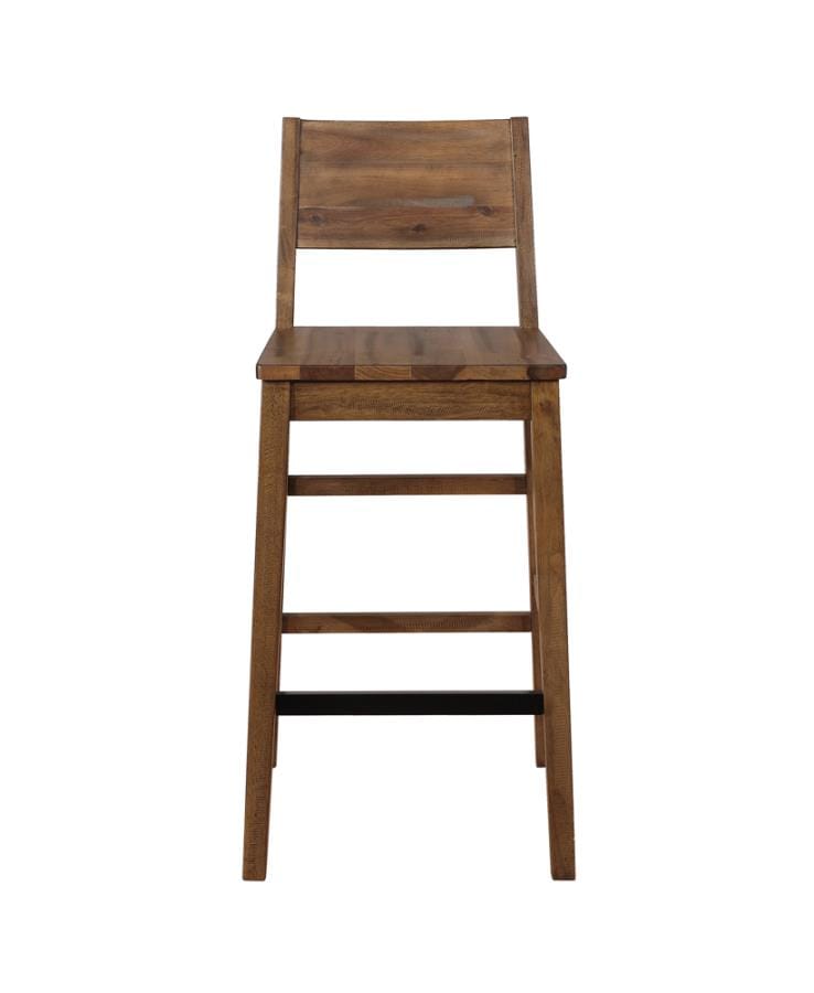 Tucson Open Back Bar Stools Varied Natural (Set of 2)