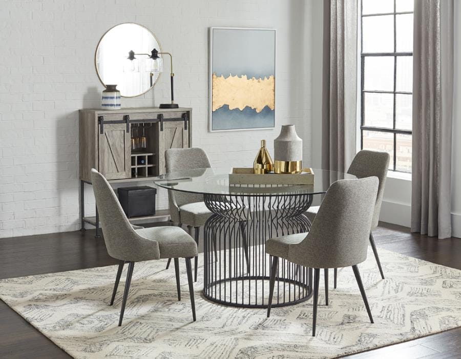 Granvia Round Dining Table Base Gunmetal XOOM FURNITURE