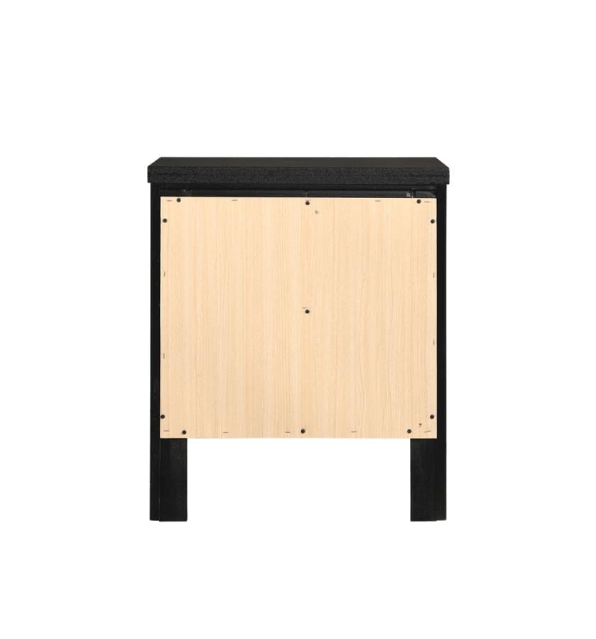 Carlton 2-drawer Rectangular Nightstand Black